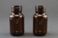 Amber Glass 10ml Screw Top Headspace Vial 23 x 46mm, Round Bottom, Vials Only