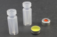 Ultra Vial Kit: 100μL Crimp Top Polypropylene Vials w/ Caps & Pre-Inserted Ultra GC/MS/PTFE Septa