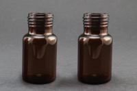 Amber Glass 10ml Screw Top Headspace Vial 23 x 46mm, Flat Bottom, Vials Only