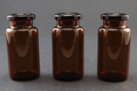 Amber Glass 10ml Headspace Vials, 23 x 46mm, Bevel Top/Round Bottom