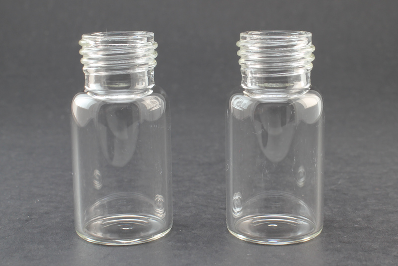 Clear Glass 10ml Screw Top Headspace Vial 23 x 46mm, Flat Bottom, Vials Only