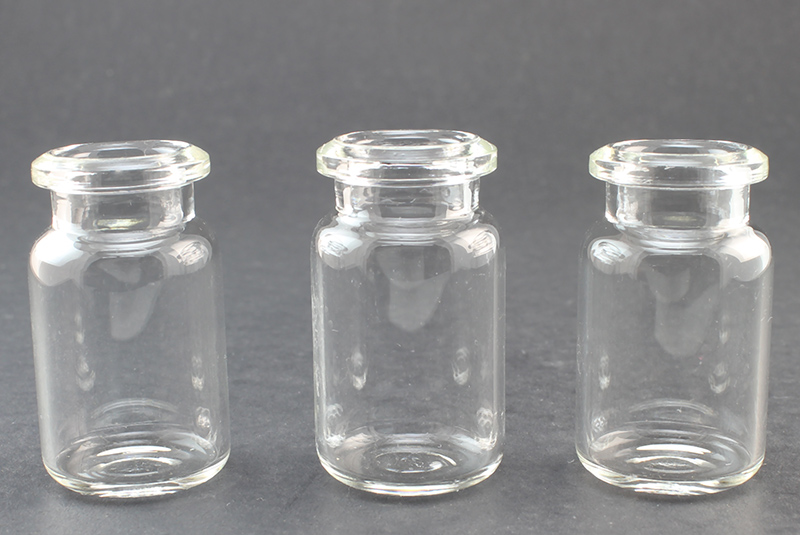 Clear Glass 10ml Headspace Vials, 23 x 46mm, Bevel Top, Round Bottom