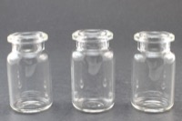 Clear Glass 10ml Headspace Vials, 23 x 46mm, Bevel Top, Round Bottom