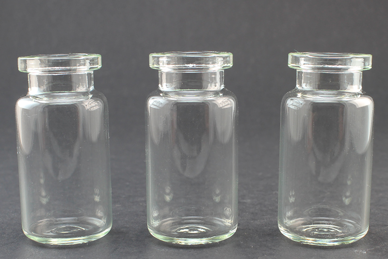 Clear Glass 10ml Headspace Vials, 23 x 46mm, Flat Top, Round Bottom