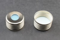 18mm Screw Top w/ 1.3 mm Silicone/ Light Blue PTFE Septa
