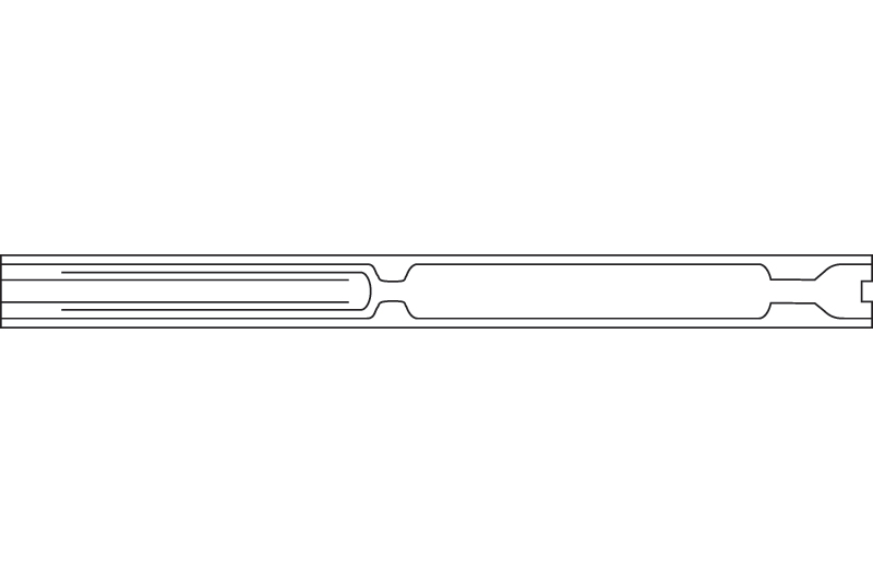 Laminar Cap Splitter GC Inlet Liner, 1075/1077