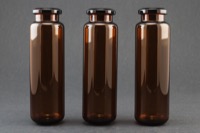 Amber Glass 20ml Headspace Vials, 23 x 75mm, Bevel Top/Round Bottom