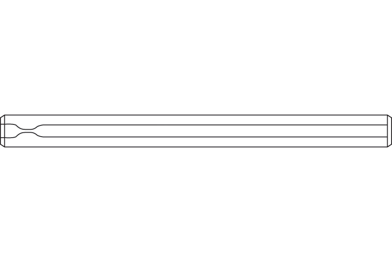 2mm Gooseneck GC Inlet Liner, Agilent Compatible, 6.5 OD x 78.5 L x 2mm ID, Split/Splitless 