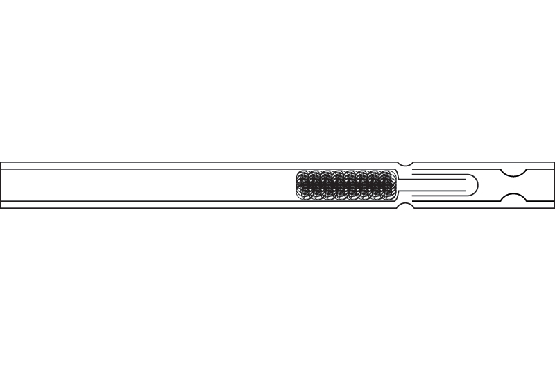 Cup Packed w/GC Inlet Liner w/FS wool, Agilent Compatible 6.3 OD X 78.5 L X 4mm ID Agilent Compatible