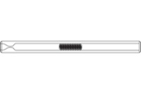 4mm Gooseneck GC Inlet Liner w/Glass Wool CP-1177, Split/Splitless, Agilent Compatible