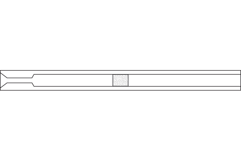 3.4mm ID GC Inlet Liner w/Frit, 1078/1079, Split 