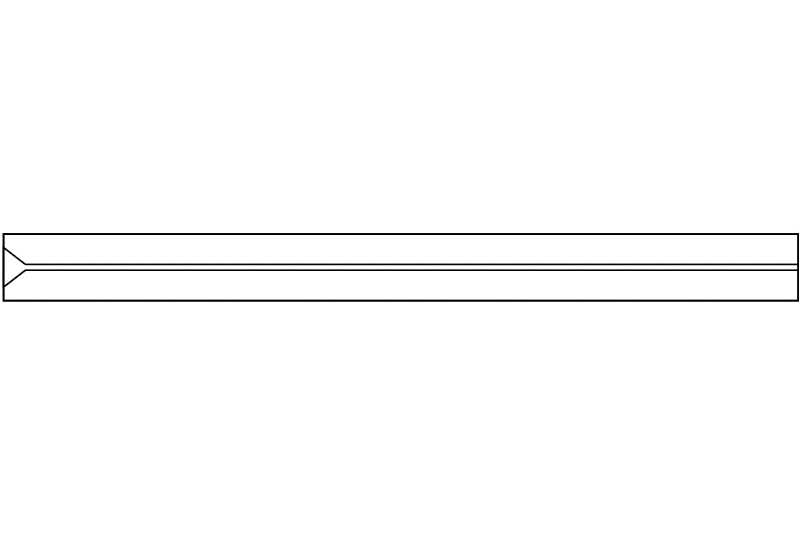 6.3mm OD x 78.5mm ID Single Tapered End