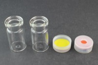 5ml Ultra Solvent Vial Kit: 20x 38mm Vials (Flat Top/Flat Bottom) & Snap Tops w/ Ultra Septa Pre-inserted