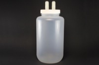 Replacement 100mm Cap w/ Two Bulkhead Barbed Fittings, 1/2” I.D.  (Bottle not Included)