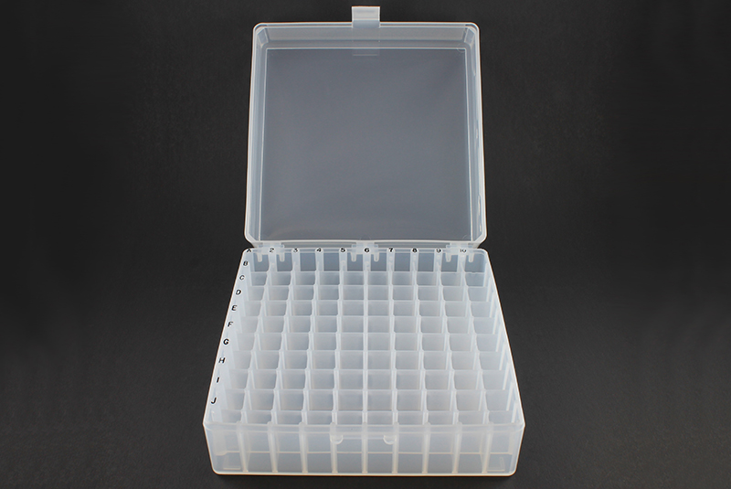 Polypropylene Gridded Vial Storage Box (5/pk)