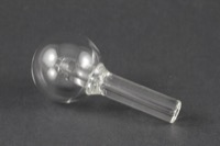 Cal-Gas Chamber, Borosilicate Glass, 0.75” Bulb, w/ Internal Tapered Stem