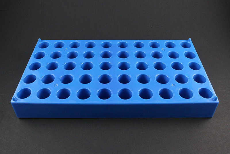 Polypropylene Vial Rack for 2.0ml, 12 x 32 mm Vials, holds 50 Vials