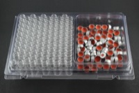 Vial Kit: Clear Glass 2.0ml Crimp Top Standard Opening Vial; Crimp Cap, 11mm Silver Aluminum w/ PTFE/Red Rubber Septa