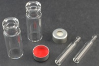 Vial Kit: Clear 2.0ml Crimp Standard; 100μL Inserts, Conical Point Interior, No Spring Required; Cap, 11mm Silver Aluminum, PTFE/Silicone Septa