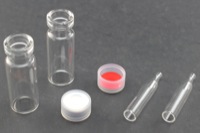 Vial Kit: Clear 2.0ml Snap Top Wide; 200μL Glass Insert, Conical Point Interior, No Spring Required; Snap Cap, 11mm Natural Polyethylene w/ PTFE/Silicone Septa