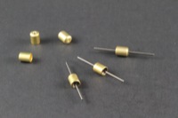 Jacketed Ferrules, Varian 1078 Injector, 0.8mm 100% Graphite Ferrule w/Brass Jacket