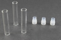 Vial Kit: 8x40 mm Shell Vial 1ml, One Piece Natural Polypropylene Cap